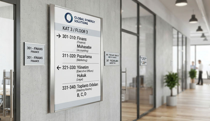 Kurumsal İmajın Kocaelideki Yüzü Modern Ofis Tabelalarında Malzeme Tasarım ve Montaj Rehberi
