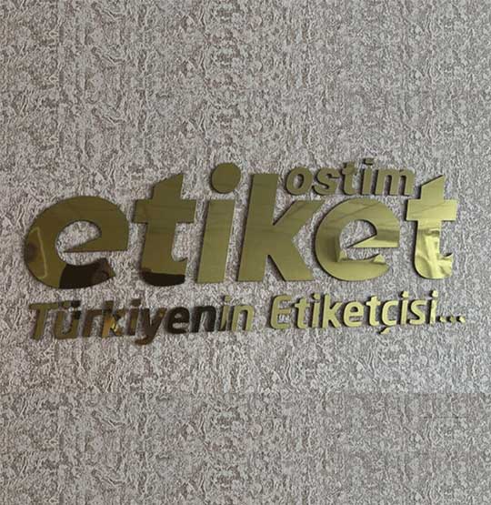 Zeminsiz Pleksi Harf Kesim