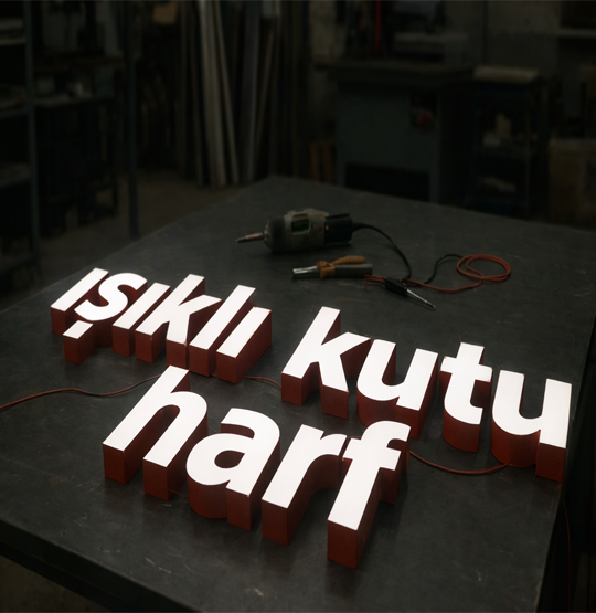 Işıklı Kutu Harf Tabela