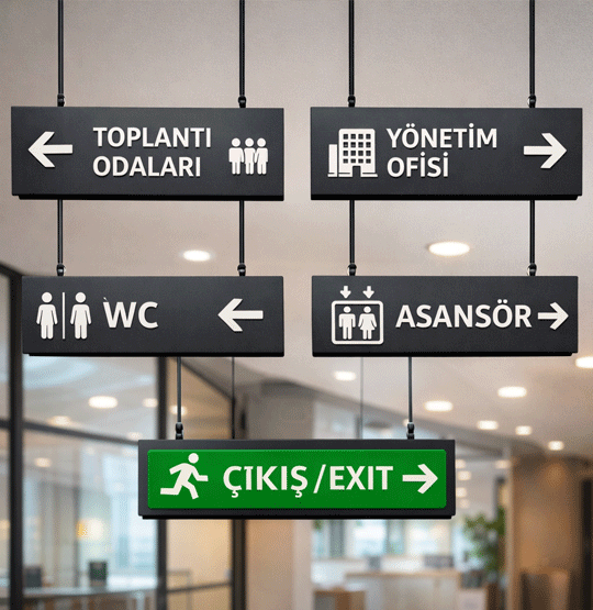 Askılı Yönlendirme Tabelaları