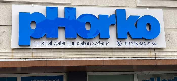 Phorko Endüstriyel Işıklı Kutu Harf Tabela Çekmeköy 